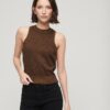 Merino Crew Neck Knit Vest Top