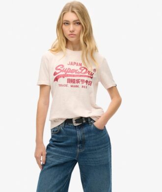 Metallic Logo Relaxed T-Shirt