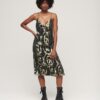 Metallic Midi Slip Dress