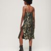 Metallic Midi Slip Dress