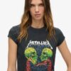 Metallica X Superdry Cap Sleeve Band T-Shirt