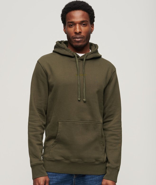 Micro Logo Graphic Loose Hoodie Micro Logo Graphic Loose Hoodie