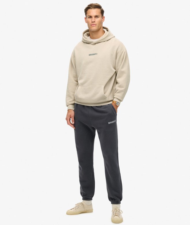 Micro Logo Graphic Loose Hoodie Micro Logo Graphic Loose Hoodie