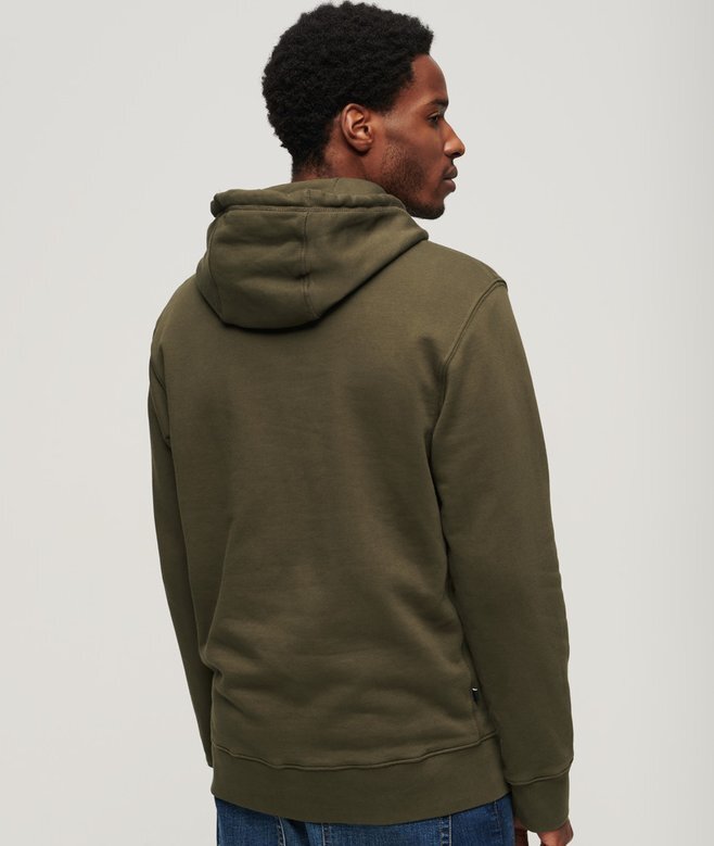 Micro Logo Graphic Loose Hoodie Micro Logo Graphic Loose Hoodie
