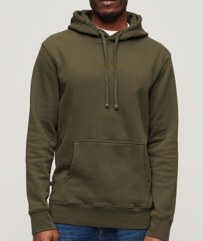 Micro Logo Graphic Loose Hoodie Micro Logo Graphic Loose Hoodie