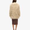 Mid Length Faux Fur Coat