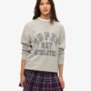 Mid Rise Check Mini Skirt