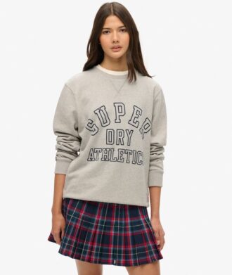 Mid Rise Check Mini Skirt