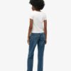 Mid Rise Straight Leg Jean