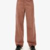 Mid Rise Wide Leg Cord Trousers