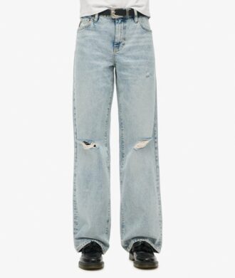 Mid Rise Wide Leg Jeans