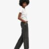 Mid Rise Wide Leg Jeans