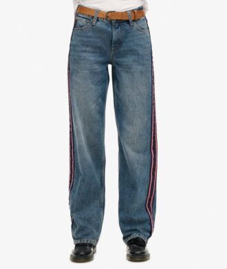Mid Rise Wide Leg Jeans