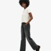 Mid Rise Wide Leg Jeans