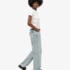 Mid Rise Wide Leg Jeans