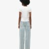 Mid Rise Wide Leg Jeans
