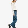 Mid Rise Wide Leg Jeans