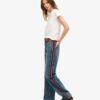 Mid Rise Wide Leg Jeans