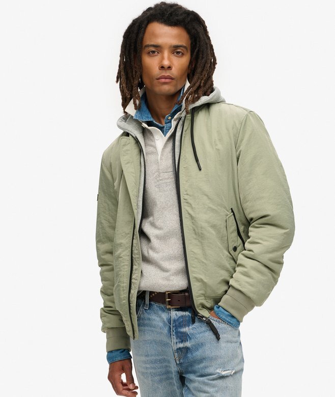 Military Hooded Ma1 Jacket Military Hooded Ma1 Jacket