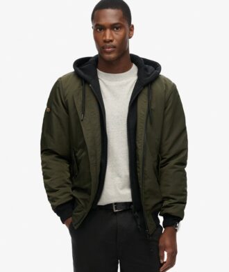 Military Hooded Ma1 Jacket