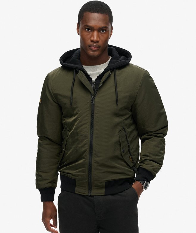 Military Hooded Ma1 Jacket Military Hooded Ma1 Jacket