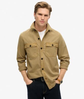Military Long Sleeve Overshirt