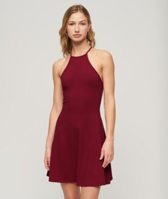 Mini Jersey Fit-And-Flare Dress