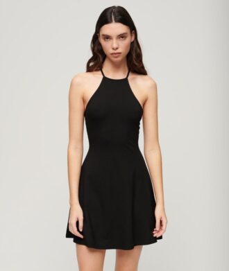 Mini Jersey Fit-And-Flare Dress