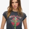 Motley Crue X Superdry Cap Sleeve T-Shirt