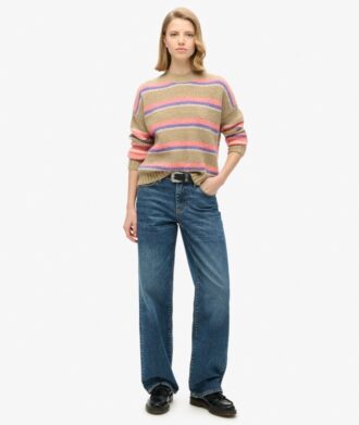 Multi Stripe Crew Jumper