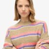 Multi Stripe Crew Jumper