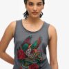 Neo Trad Tattoo Scoop Neck Tank Top