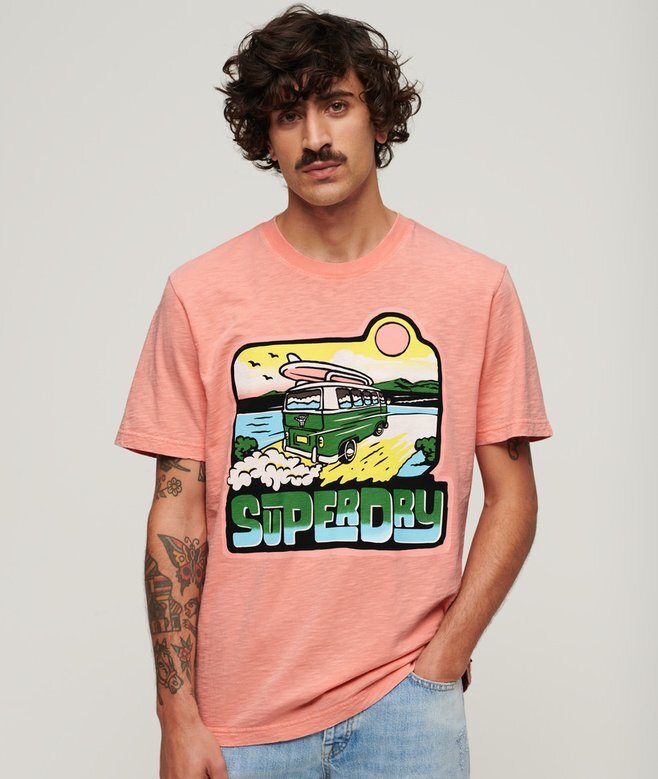 Neon Travel Graphic Loose T-Shirt Neon Travel Graphic Loose T-Shirt