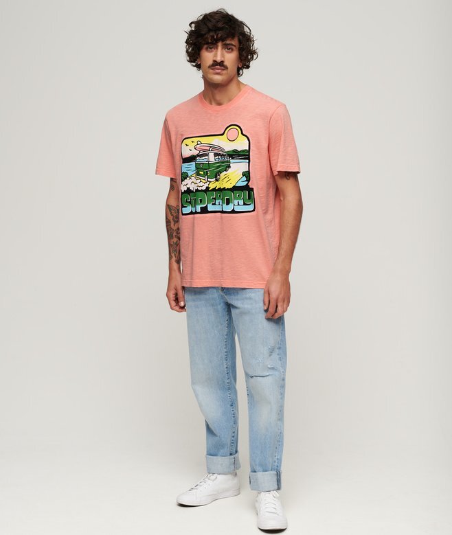 Neon Travel Graphic Loose T-Shirt Neon Travel Graphic Loose T-Shirt