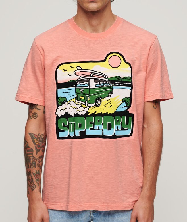 Neon Travel Graphic Loose T-Shirt Neon Travel Graphic Loose T-Shirt
