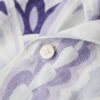 Open Collar Printed Linen Shirt