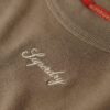 Organic Cotton Embroidered Cropped T-Shirt
