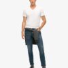 Organic Cotton Embroidered Logo V Neck T-Shirt