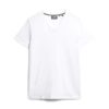 Organic Cotton Embroidered Logo V Neck T-Shirt