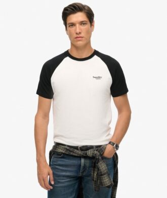Organic Cotton Essential Logo Baseball T-Shirt