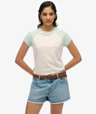 Organic Cotton Essential Logo Raglan T-Shirt
