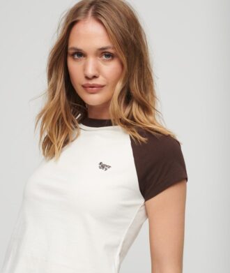 Organic Cotton Essential Logo Raglan T-Shirt