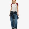 Organic Cotton Essential Logo Raglan T-Shirt