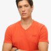 Organic Cotton Essential Logo V Neck T-Shirt