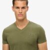 Organic Cotton Essential Logo V Neck T-Shirt Organic Cotton Essential Logo V Neck T-Shirt