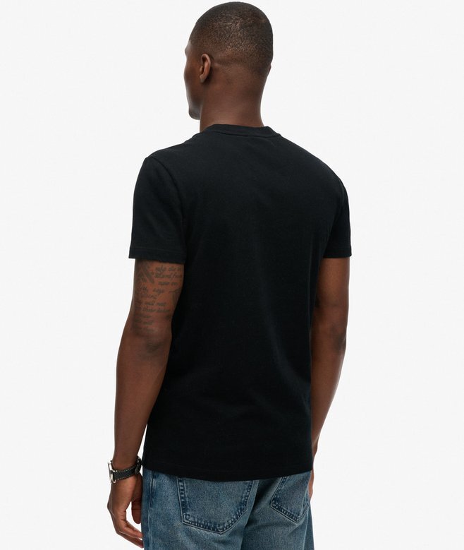Organic Cotton Essential Logo V Neck T-Shirt Organic Cotton Essential Logo V Neck T-Shirt