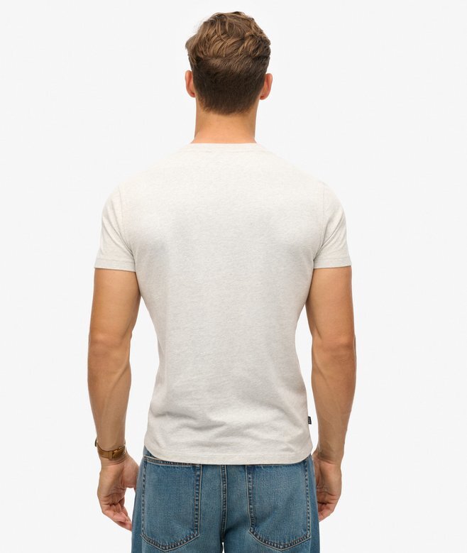 Organic Cotton Essential Logo V Neck T-Shirt Organic Cotton Essential Logo V Neck T-Shirt