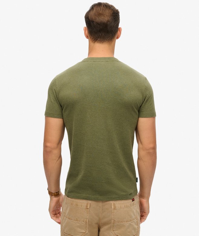 Organic Cotton Essential Logo V Neck T-Shirt Organic Cotton Essential Logo V Neck T-Shirt