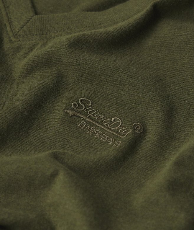 Organic Cotton Essential Logo V Neck T-Shirt Organic Cotton Essential Logo V Neck T-Shirt