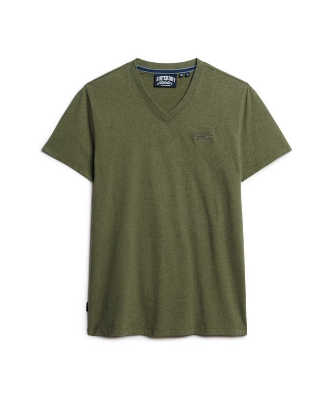Organic Cotton Essential Logo V Neck T-Shirt Organic Cotton Essential Logo V Neck T-Shirt